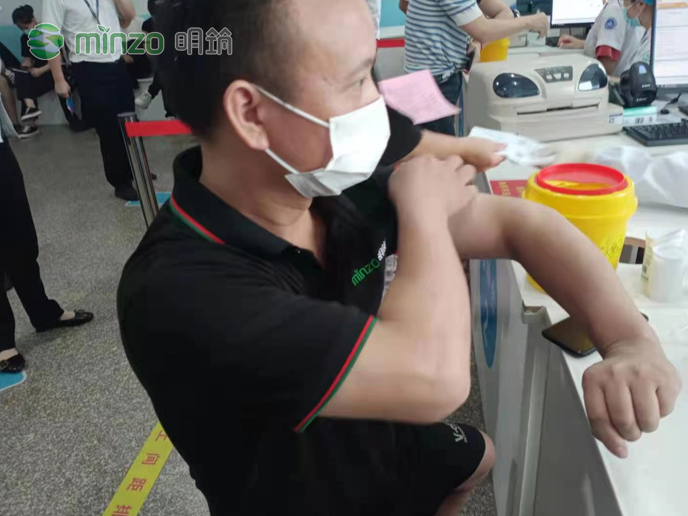 積極響應政府號召，明筑組織全體職工接種疫苗